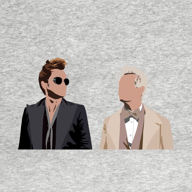 Minimal Good Omens by Bleachie